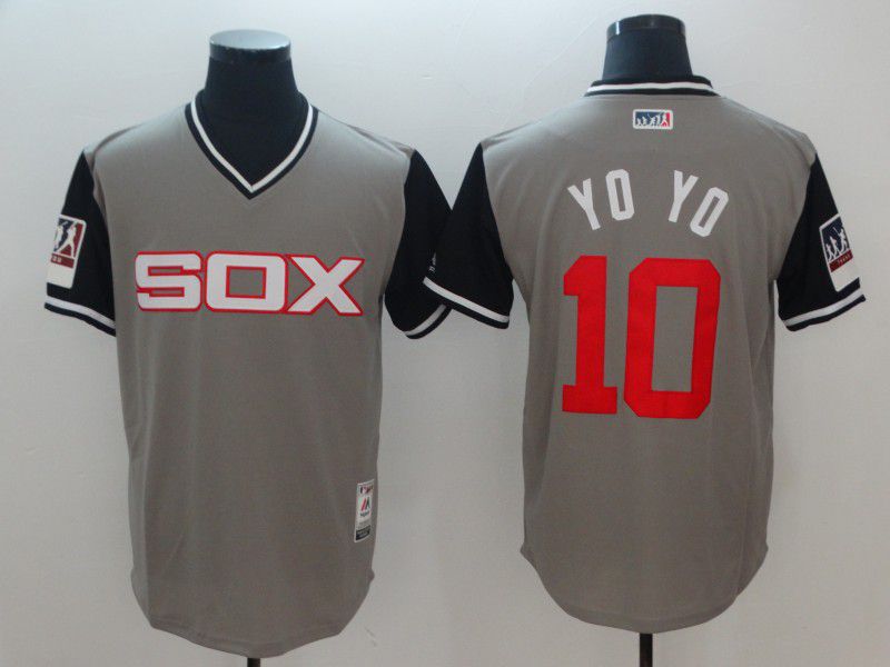 Men Chicago White Sox #10 Yo Yo New Rush Limited MLB Jerseys->->MLB Jersey